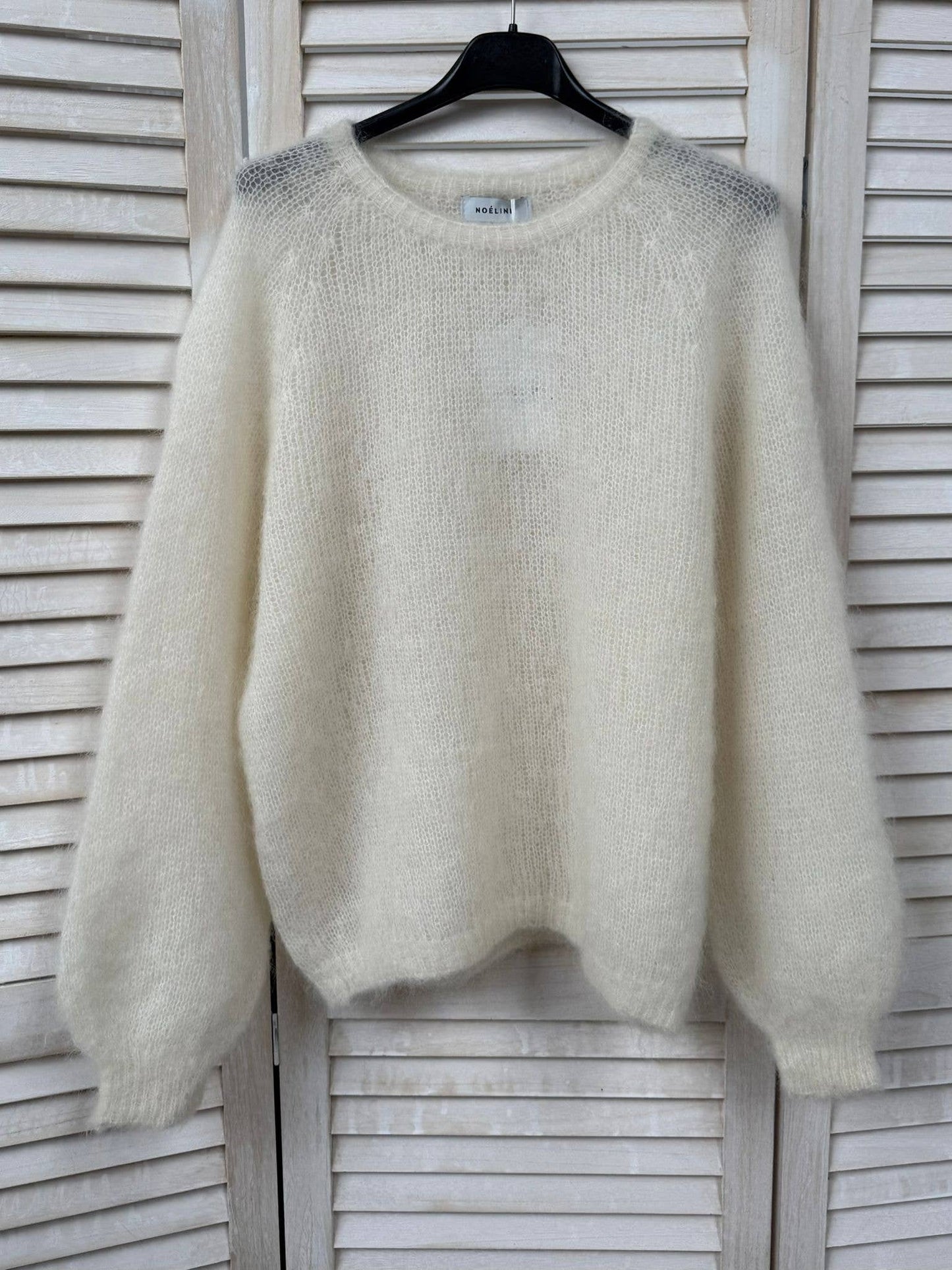 Canotta in maglia a righe da donna