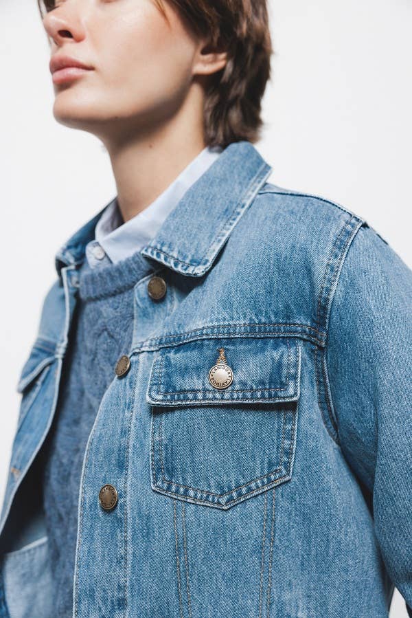 Giacca di jeans classica