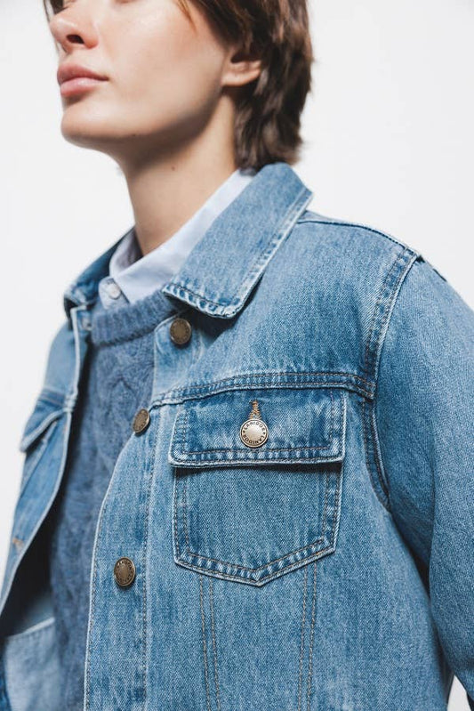 Giacca di jeans classica