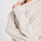 Maglione dolcevita in lana d’agnello biologica GOTS