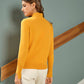 Maglia a collo alto in maglia
