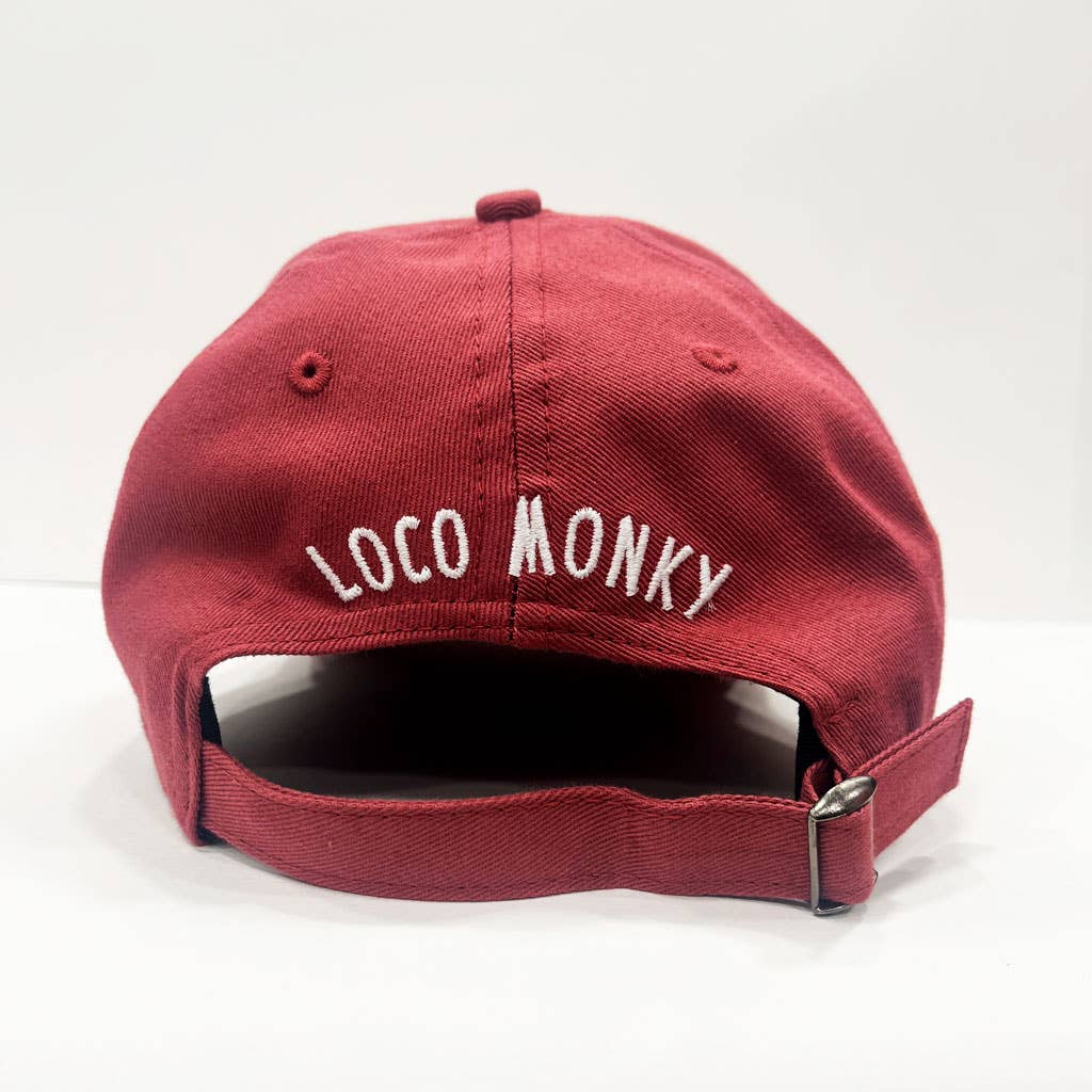 Cappellino baseball con ricamo 3D Loco Monky