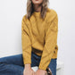 Maglione strutturato in maglia con girocollo