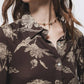 Camicia floreale in viscosa