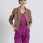 Giacca cardigan con bottoni e tasche