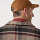 Cappellino in flanella rame con logo ricamato