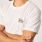 T-shirt Roadtrip in cotone biologico bianca