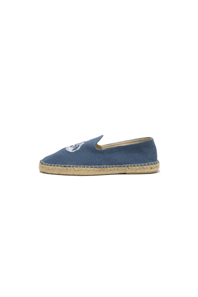 Espadrillas Mermaids in lino con suola in juta