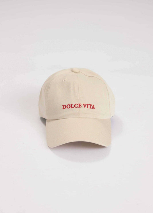 Cappellino unisex Dolce Vita in cotone con ricamo