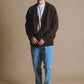Cardigan oversize Relleu color cioccolato