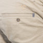 Pantaloncini chino elasticizzati beige da uomo