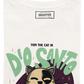 T-shirt unisex in cotone biologico con stampa gatto e pizza