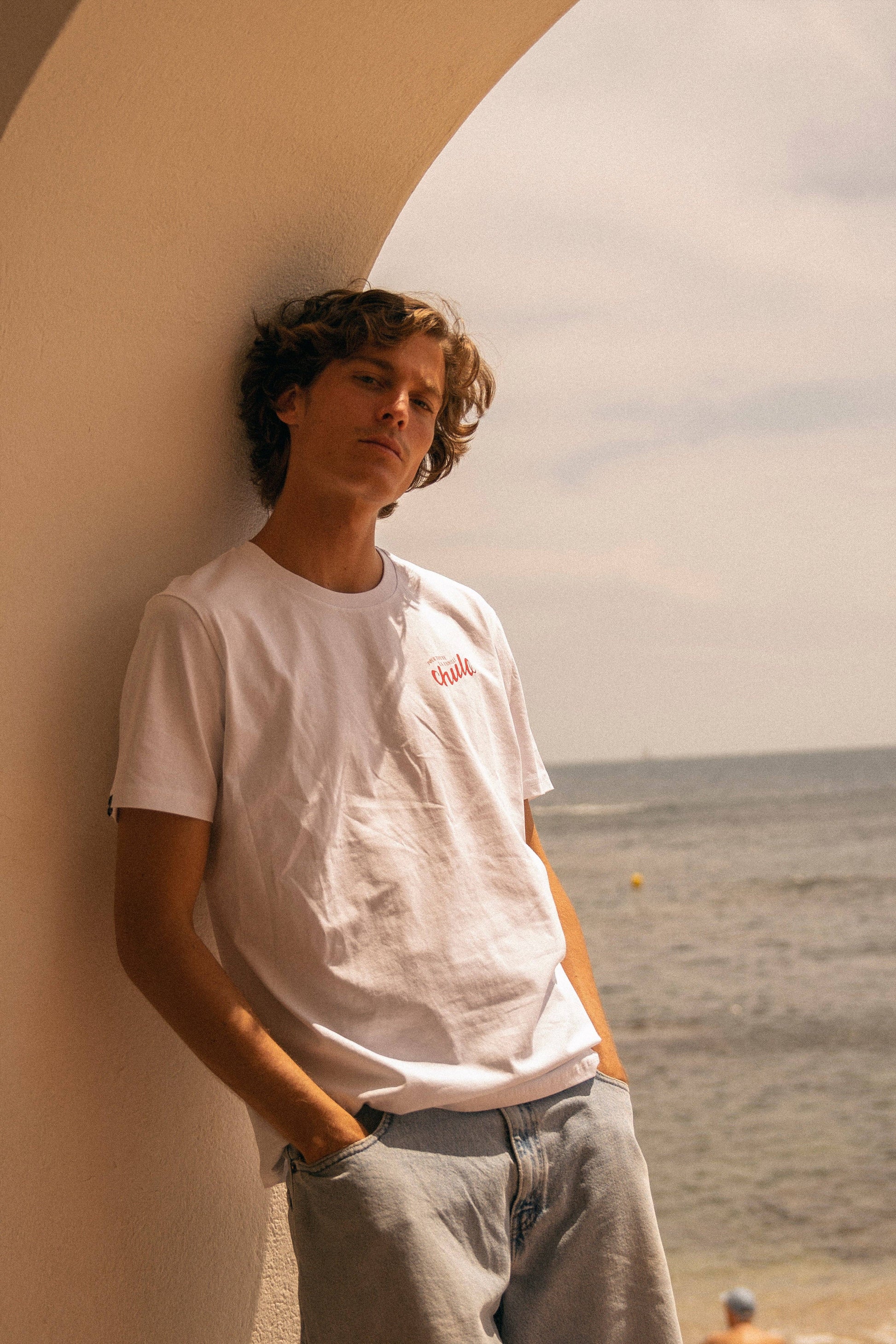 T-shirt Pirulo in cotone biologico con stampa