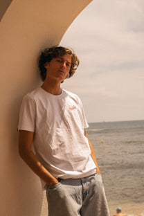 T-shirt Pirulo in cotone biologico con stampa
