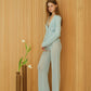 Cardigan a trecce in cotone pregiato