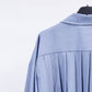 Camicia oversize con schiena plissettata