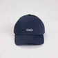 Cappellino “DAD” blu scuro ricamato