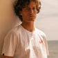 T-shirt Pirulo in cotone biologico con stampa