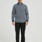 Camicia a righe comfort blu navy