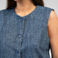 Gilet in denim Harper