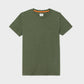 T-shirt uomo in cotone biologico khaki