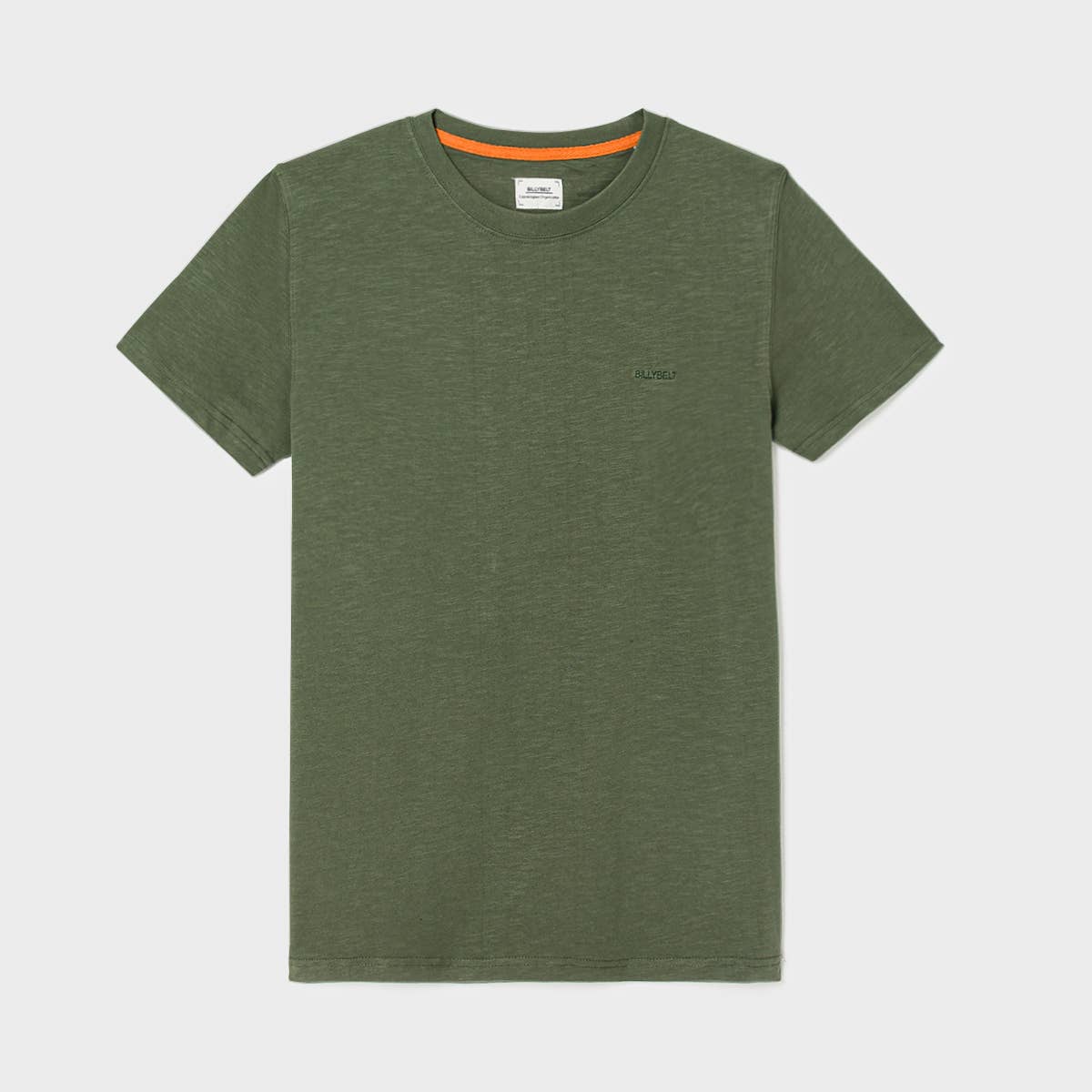 T-shirt uomo in cotone biologico khaki