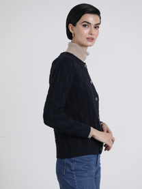 Cardigan in maglia con tasche