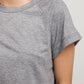 T-shirt essenziale pigmentata da donna Dusty Aqua