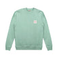 Felpa unisex Billyclub verde acqua in cotone biologico