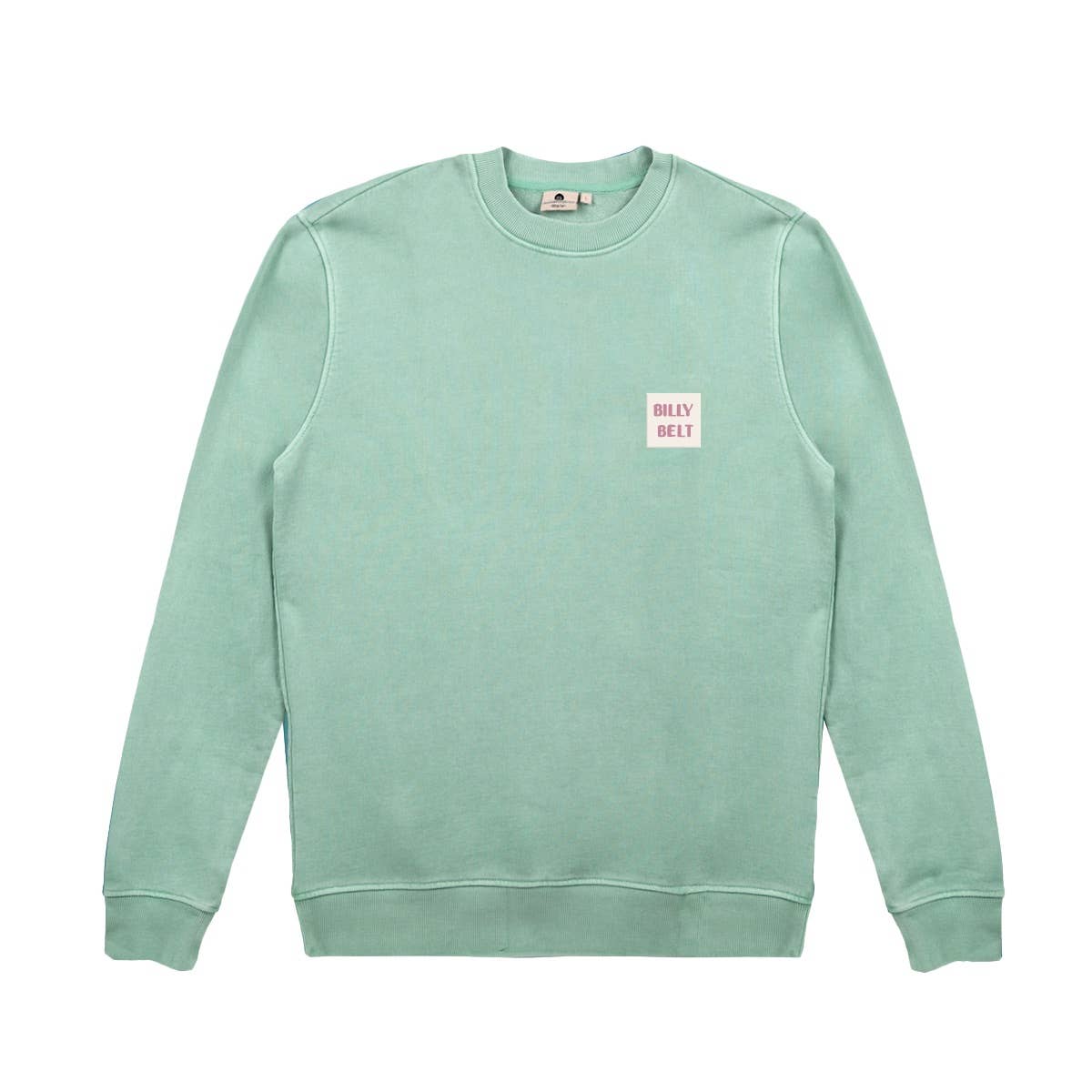 Felpa unisex Billyclub verde acqua in cotone biologico
