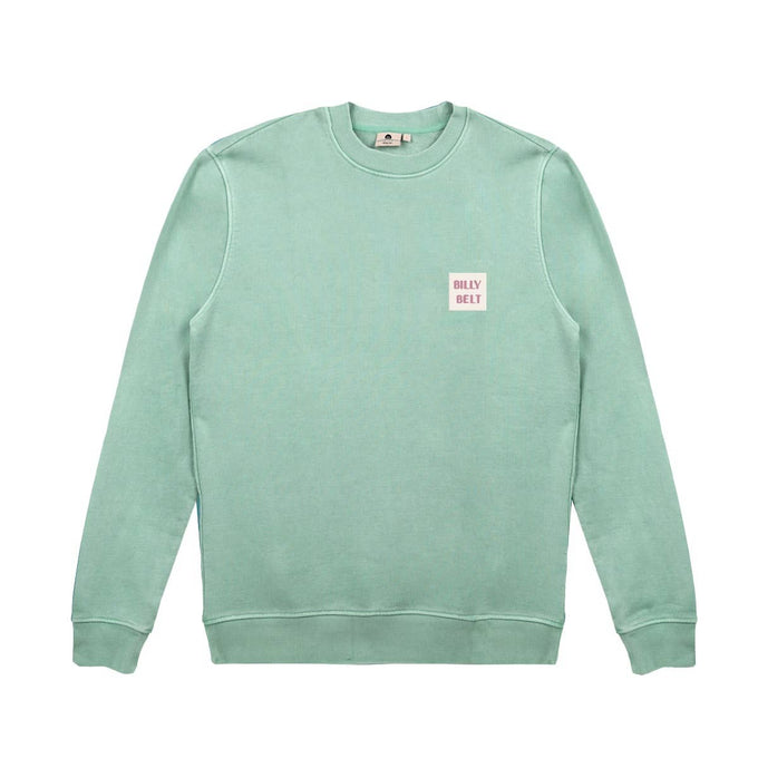 Felpa unisex Billyclub verde acqua in cotone biologico