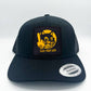 Cappello trucker unisex con patch gatto