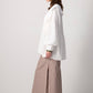 Camicia oversize con colletto Peter Pan in misto viscosa