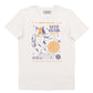 T-shirt unisex in cotone biologico con stampa gatto "Nite Club"