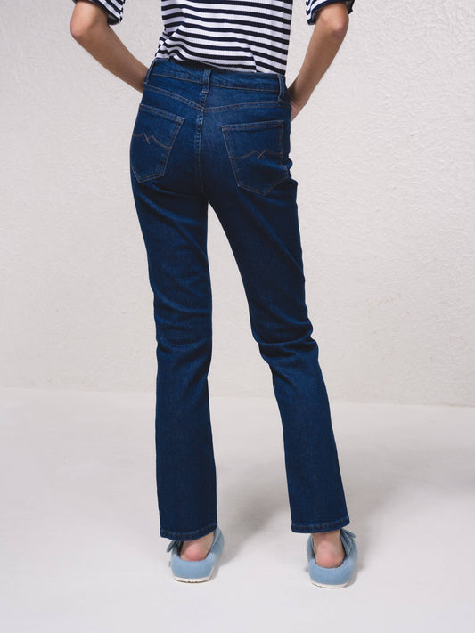 Jeans slim fit a vita alta