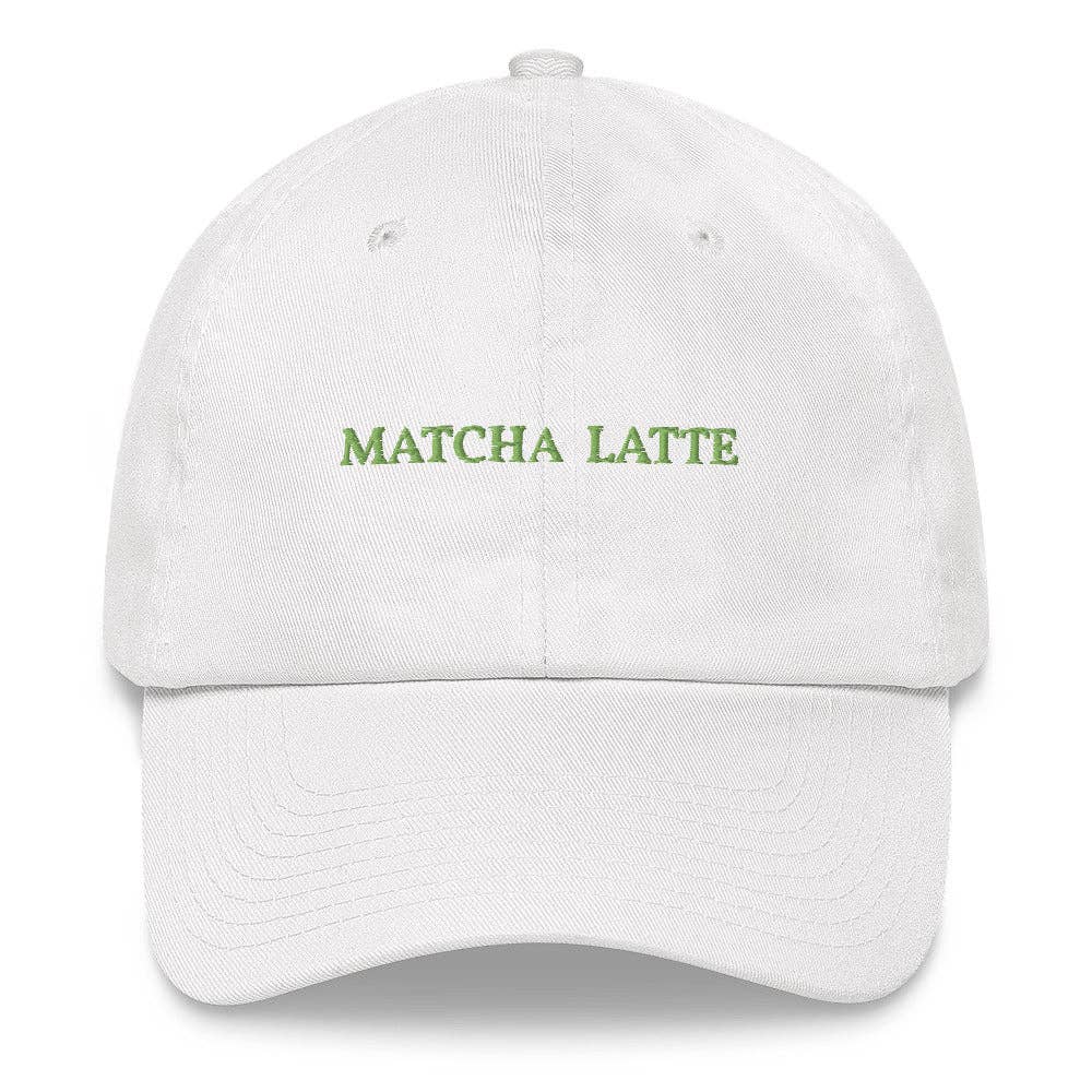Cappellino Dad Hat “Matcha Latte” Ricamato