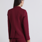Blazer classico bordeaux da donna