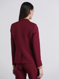 Blazer classico bordeaux da donna
