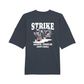 T-shirt oversize in cotone biologico con stampa Strike