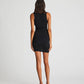 Vestito sottoveste in lana Anis nero