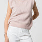 Gilet in maglia con spalle strutturate