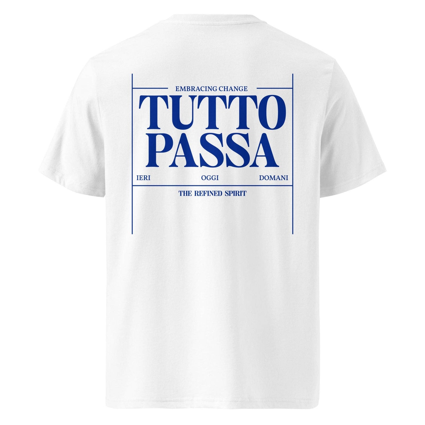 T-shirt unisex in cotone biologico “Tutto Passa”