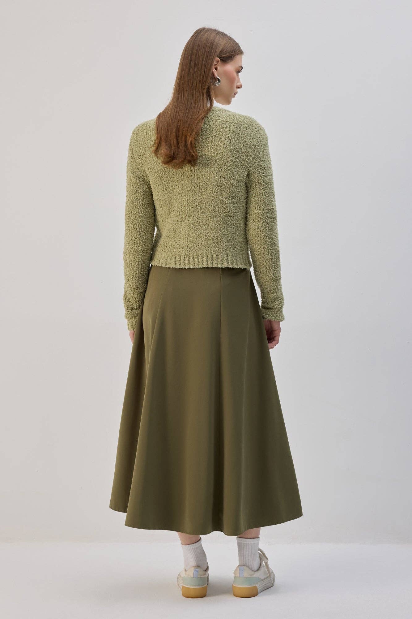 Maglione corto in maglia morbida