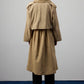 Trench cappotto con collo a scialle