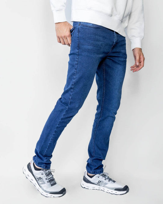 Jeans blu elasticizzati da uomo Dante