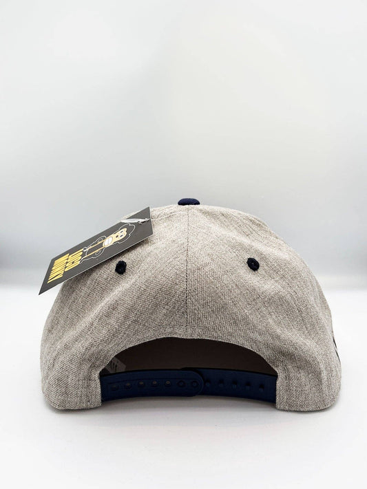 Cappellino snapback bicolore con ricamo