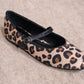 Ballerine Mary Jane animalier leopardate