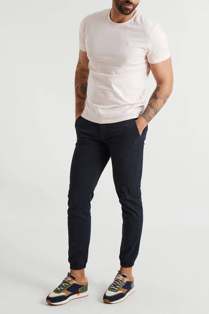 Pantaloni jogger con vita elasticizzata