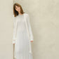 Cardigan maxi all’uncinetto in cotone