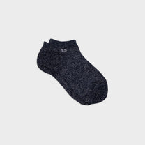 Calzini alla caviglia in cotone glitterato blu marino